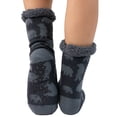 thumbnail image 3 of LazyOne Plush Nonskid Socks, Fuzzy Socks with Cute Designs for Women, Sherpa Fleece-Lined Socks (Get Lost), 3 of 5