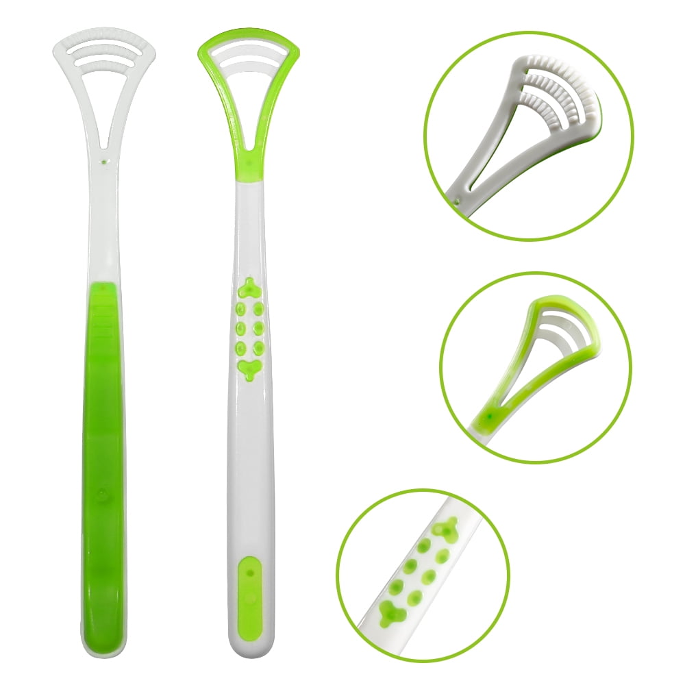 Roofei Tongue Scraper Cleaner 100 BPA Free Tongue Scrapers with Travel