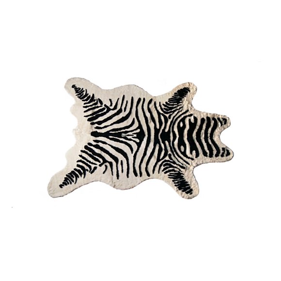H-Luxe Faux Hide Animal Print Rug