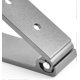 thumbnail image 3 of Foldable Wall Hooks, 4 Pieces Wall Mounted Helmet Holder, Invisible Coat Hooks, Aluminum Wall Hook, With Screws, Towel Jacket Hook (Silver), 3 of 5