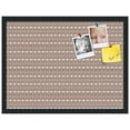 thumbnail image 2 of PinPix 24x18 Custom Cork Bulletin Board  Poster Board Has a Fabric Style Canvas Finish, Framed in Retro Patterns, by ArtToFrames (PinPix-235), 2 of 5