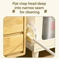 thumbnail image 4 of 1Pcs Disposable Mop under $5! Yrmaups Disposable Face Towel Mop for Floor Cleaning, Electrostatic Dust Mop for Hard Surfaces, Extendable Handle Mop for Tile and Wood, Rotating Mop Head for Corners, 4 of 9