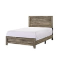 thumbnail image 5 of Newboti Furniture Grey Finish Fabric Full Size Panel Bed Beautiful Wooden Bedroom Furniture Contemporary Style NO.81323, 5 of 6