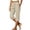 A1 Beige, variant on Lightweight Capris for Women Pedal Pushers Womens Slacks Pettie with Pockets Straight Leg with Drawstring Gauze Plus Size Pull On Pants Casual Lounge Gaucho Pants Palazzo Trousers Beige