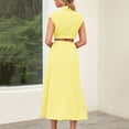 thumbnail image 4 of Gspmoly Robes pour Femmes, Mode Femmes Été Aguichant Ajourée Robe Mini Décontractée Sans Manches à Col Rond Robe de Cocktail jusqu'à 65 % de Rabais, 4 of 4