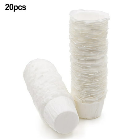 

Yannee 20 Pcs for K-Cup Filter Disposable Cups Coffee Filters Paper Pods Replacement