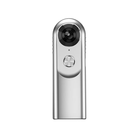 Action Camera 360 Blurfix 360 Camera HD Fisheye Action Video Camera -Features Dual Wide Angle Fisheye Lens and Provides A 3D VR Panoramic Full HD 2K Camcorder Video Experience - Comes w/Tripod - Silver ()