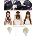 thumbnail image 4 of LELINTA 8" Bangs/Fringe Clip in Hair Extensions One Piece 40g Synthetic Hair Extensions Hairpieces For Women 8 Colors, 4 of 5