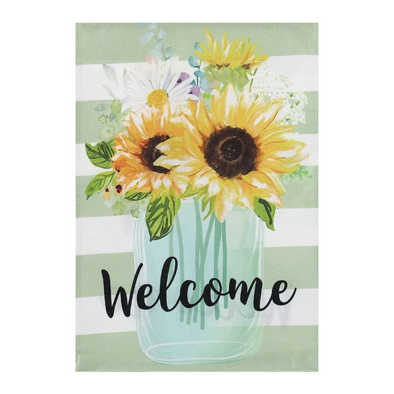Evergreen (Meadow Creek)Sunflower Welcome, House Burlap