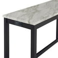 thumbnail image 3 of Pemberly Row Modern 4-Piece Faux Marble & Wood Bar Set in Black, 3 of 11