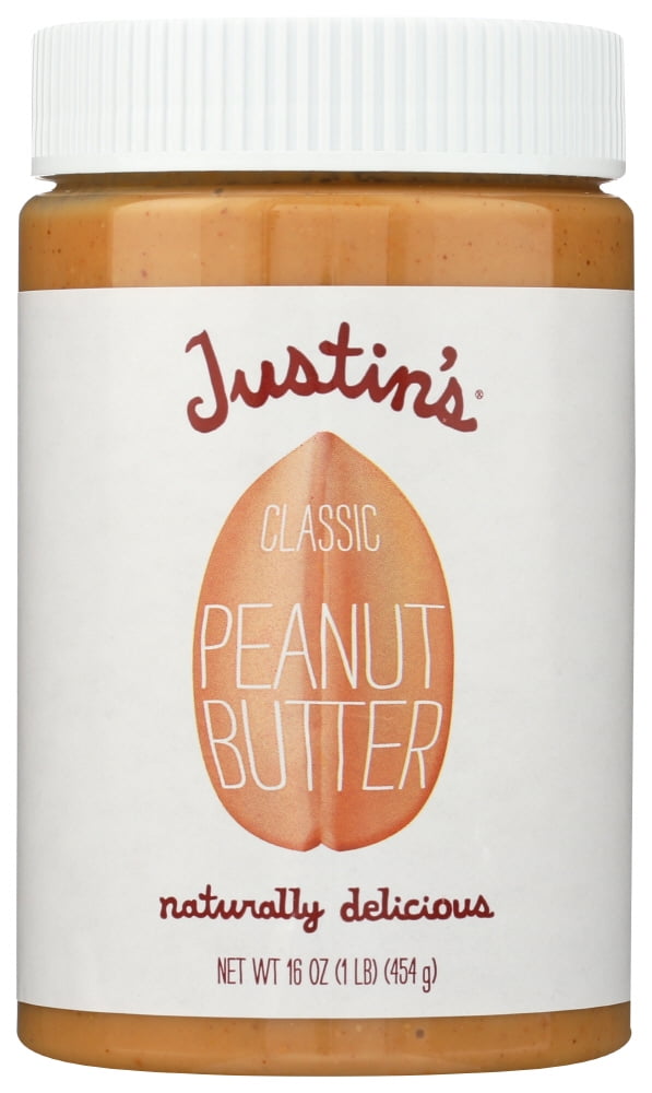 Justin'S Nut Butter Peanut Butter Classic, 16 Oz