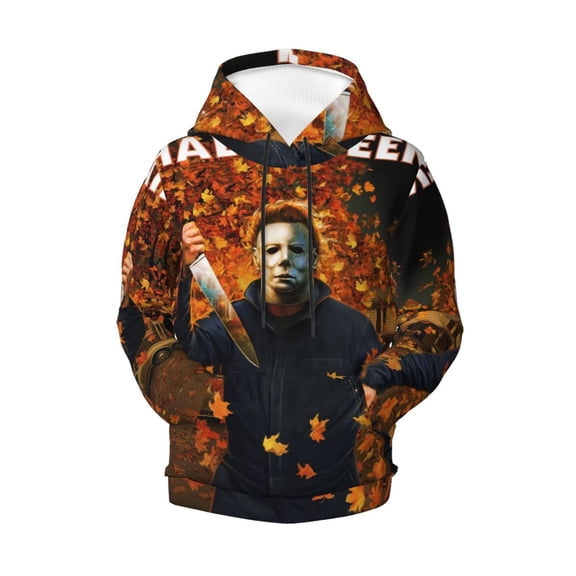 Michael Myers Teen Boys Girls Hoodies 3D Printed Hooded Sweatshirts for Kids Long Sleeve Casual Unisex Pullovers with Pockets