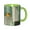 Green, variant on Gorgeous Flower Purple Coffee Mug Fun Custom Ceramic Mugs 11oz Black