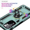 thumbnail image 4 of Funda de teléfono para Xiaomi Redmi Note 12S de Uso Rudo Shockproof + Cristal 9D, 4 of 5