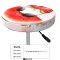 thumbnail image 4 of Bingfone Watermelon Gnome Padded Round Bar Stool Cover Cushion with Elastic Fabric Round Chair Seat - Watermelon Gnome, 4 of 7
