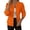 Orange, variant on Women's Sweater Jacket Cable Knit Full Zip Cardigan Cozy Ribbed Long Sleeve Fall Winter Outwear Size S