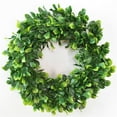 thumbnail image 4 of Spring savings FAMTKT Artificial Wreath 16inch Faux Green Leaves Wreath Spring Summer Wreaths for for Door Wall Window Home Party Festival Wedding Decor, 4 of 9
