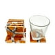 thumbnail image 4 of PORTAVASOS CUADRADO RESINA BLANCA CON MADERA DE ACACIA, 4 of 4