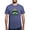 Heather Blue, variant on - Delta Sigma Phi Coat Of Arms T Shirt - Mens Tri-blend T-Shirt