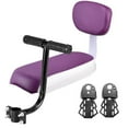 thumbnail image 2 of Mosiee Brand New Durable And Practical Rear Saddle Seat 34Cm*16Cm Bicycle Stainless Steel Strong Support With Back Rest, 2 of 8