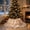Beige-2, variant on sgcylowq Double Ruffle Velvet Christmas Tree Collar, Soft Wine Layered Ruffled Tree Base Cover, Elegant Draped Festive Tree Skirt Alternative for Home Party Office Decor