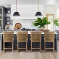 thumbnail image 6 of DeeHome Cane Back Counter Stool, 6 of 9