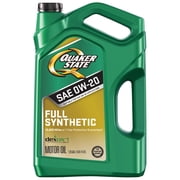 (3 pack) Quaker State Full Synthetic 0W-20 Motor Oil, 5-Quart