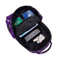 thumbnail image 5 of Hirioo Purple Mardi Gras Print Laptop Backpack Lightweight Casual Travel Daypack for College Workplace Travel, 5 of 5