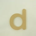 thumbnail image 2 of Package of 1, 8 Inch X 3/4" Thickness MDF Letter d in The Gotham Rounded Font, Thick, Lower Case for Art & Craft Project, Made in USA, 2 of 4