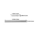 thumbnail image 2 of SKISUNO 1Set Invisible Security Screws Silver Double Head Wood Fasteners for Stable Wall Decor, 2 of 8