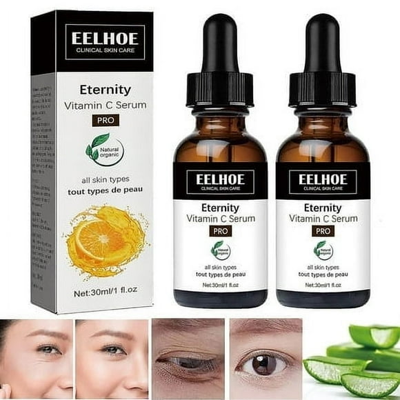 2pcs Eternity Vitamin C Serum, Vitamin C Serum For Face Dark Spots, Collagen Boost Anti Aging Vitamin C Serum For Face With Hyalu