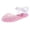 Hot Pink, variant on Toddlers Kids Sandals For Girls Girls Summer Fashion Jelly Sandals Open Toe Soft Sole Beach Shoes With Breathe Holes For Beach Wear,White,US:10.5/4Y-4.5Y