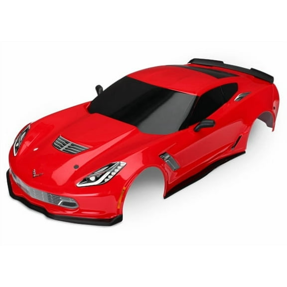 Traxxas 8386R Body, Chevrolet Corvette Z06, Red (Painted, Decals Applied)