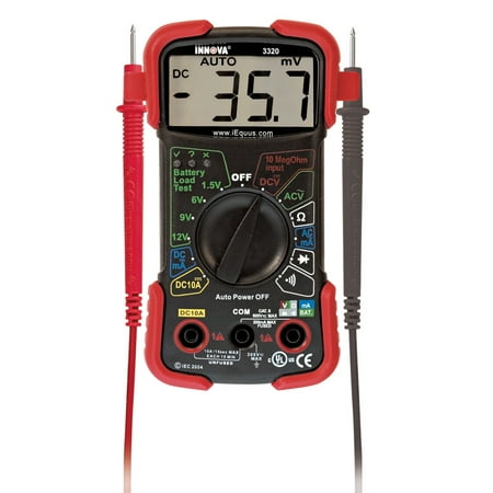 INNOVA 3320 Auto-Ranging Digital Multimeter (Best Multimeter For Cars)