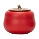 thumbnail image 1 of Frascos de almacenamiento de alimentos de cerámica, tarros de almacenamiento de azúcar, tarro de jengibre, botes de almacenamiento para té, cocina, en Rojo Gloria Recipiente de almacenamiento, 1 of 9