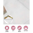 thumbnail image 6 of Orange Lemons Kitchen Dish Towels for Drying Dishes Set of 2, Summer Botanical Checkered Farmhouse Waffle Weave Microfiber Hand Tea Bathroom Towels Quick Dry & Absorbent Towel 12x12, 6 of 7