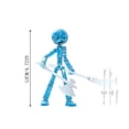 thumbnail image 3 of Light up Poseable Stickman Action Figure - Posable Action Figures, 4.7", Stickman Collectable Action Figures for Collectors, Gift Desk Decor, 3 of 6