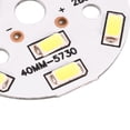 thumbnail image 3 of 300mA 5W 10 LEDs 5730 Chip Aluminum Board Pure White 40mm Dia 10pcs, 3 of 4