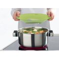 thumbnail image 3 of Lekue 22cm Non Spill Green Lid, 3 of 7