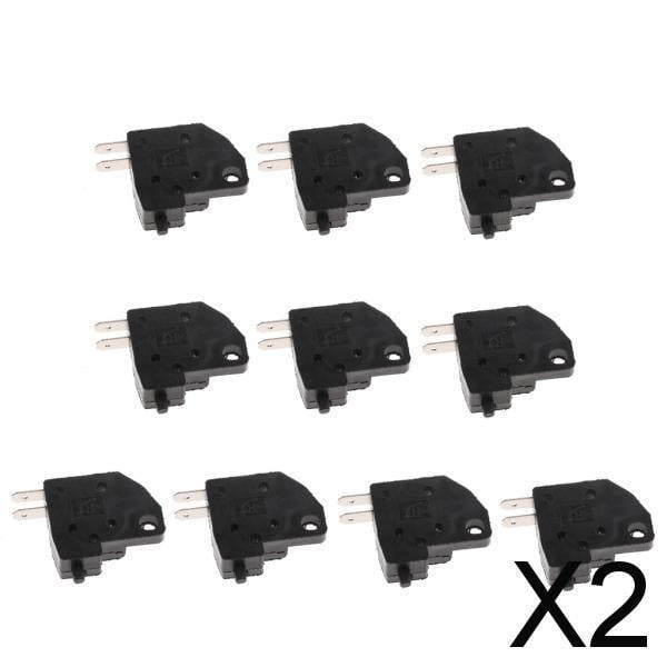 Paquete de 2-4 interruptores de freno de palanca delantera derecha universal para luz de freno de motocicleta 2 piezas
