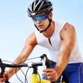 thumbnail image 6 of Outdoor Men Cycling Sunglasses Road Bicycle Mountain Riding Running Sports Glasses Goggles Eyewear Sun Glasses UV400 B GBlack, 6 of 6