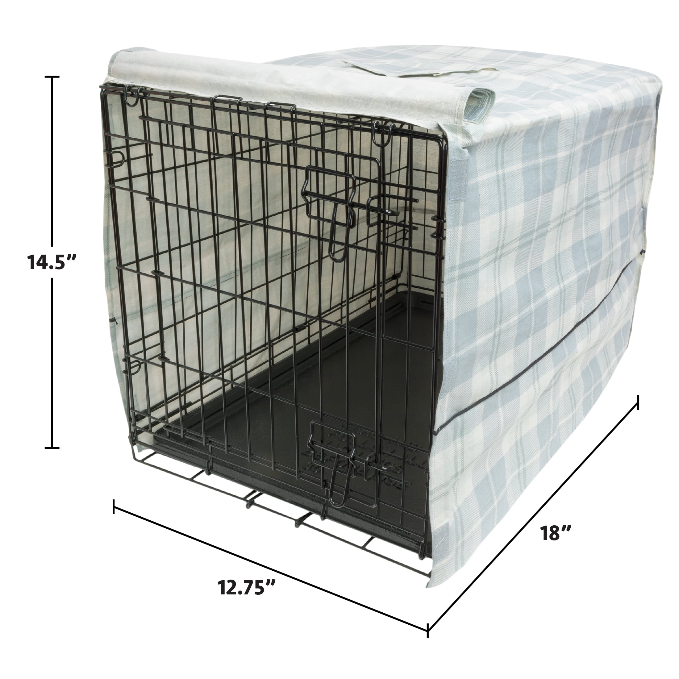 Vibrant Life 18" Plaid Crate Cover