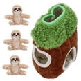 thumbnail image 2 of Juguetes interactivos para perros chirriantes, juguetes con agujeros para el tronco del perezoso, juguete para perros que se esconden, juguete para esconder un juguete para perros, experiencia incomparable Jadeshay  A, 2 of 8