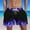 Blue, variant on Mens Shorts Shorts Board Drawstring Graphic Print Beach Shorts Mens Cargo Sweat Shorts L