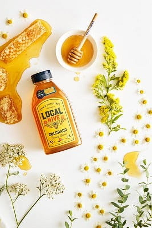 Local Hive Raw Honey Colorado Local 16 oz (Pack of 6)
