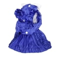 thumbnail image 4 of Camisa de encaje Zulema vestido de gato Cachorro de perro mascota con bowknot, 4 of 8