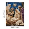 thumbnail image 3 of Christmas Nativity Pearl Painting Kit 5D DIY Diamond Art with Angels Holy Family Scene for Wall Holiday Decor, 3 of 6