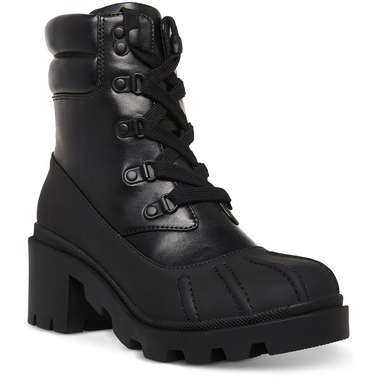 Madden Girl Women's 'Bubbles' Side Zip Ankle Boots - Ivory Platform Boots (Size 7 Medium)