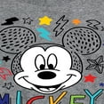 thumbnail image 3 of Mickey & Friends - Mickey Sketch Pattern - Youth Long Sleeve Graphic T-Shirt, 3 of 5