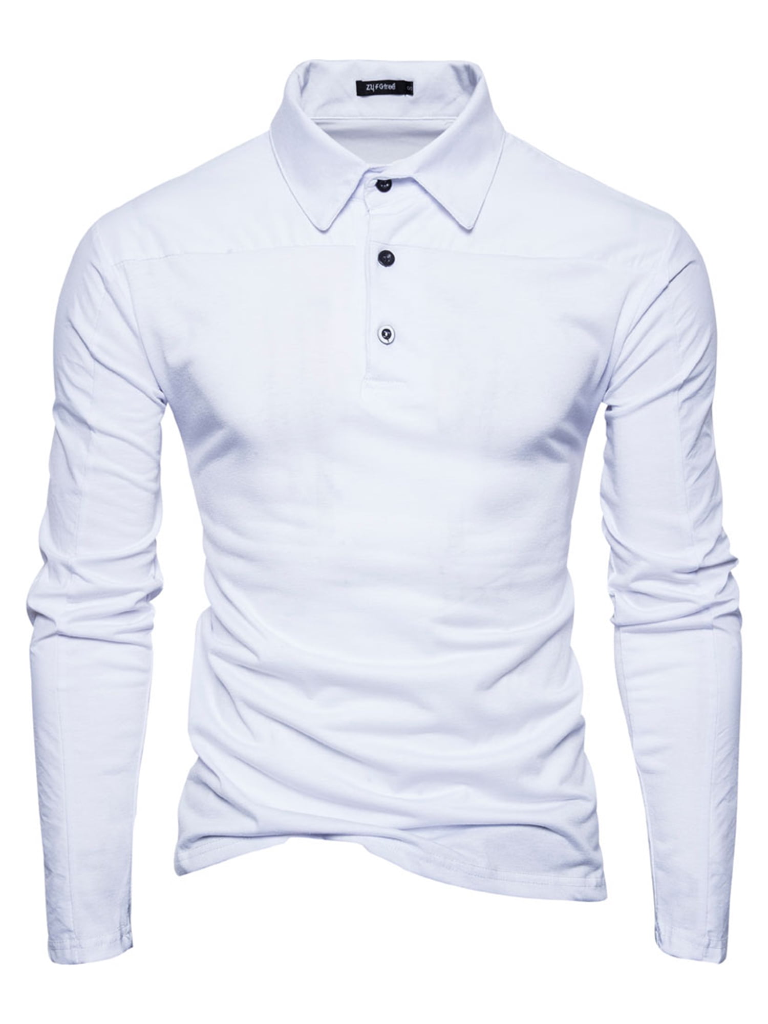 polo shirt and sweatshirt